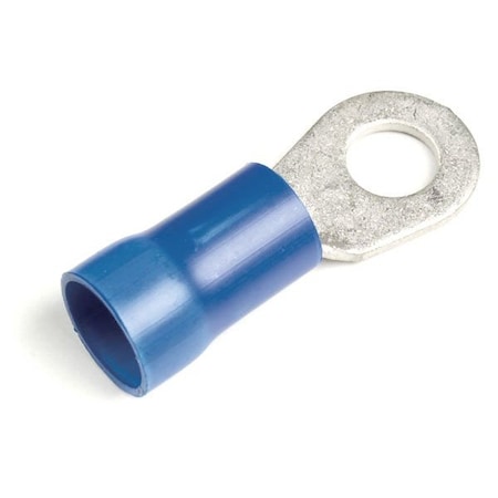 Ring Terminal, 1/4 in Stud Size, 600 V, 25 PK