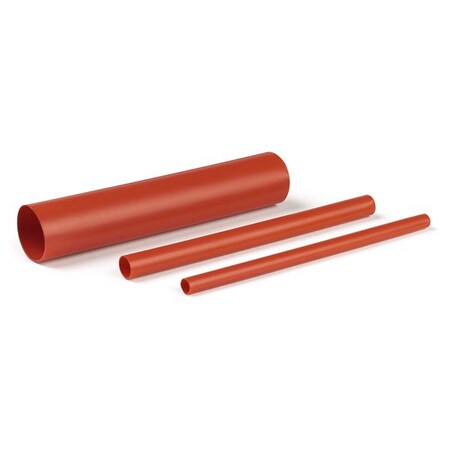 Shrink Tube,Dual Wall.Red,3/4"X6",PK10