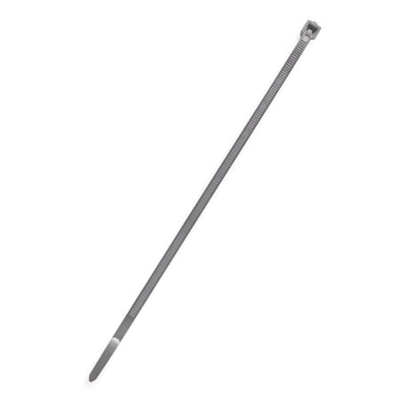Standard Tie,Gray,7.5",50lb.,PK25