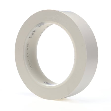Vinyl Tape 471, White, 3/4"x36, PK48