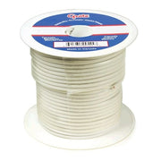 Primary Wire, GPT, 16 AWG, Copper, White, PVC Jacket, Stranded