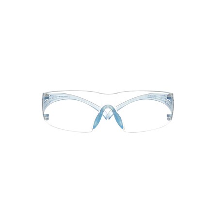 Series 300, Safety Glasses, Scotchgard Anti-Fog, Clear Lens, Black Frame, Frameless, 20 PK