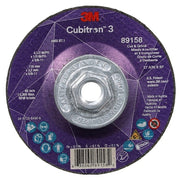 Cut-Off and Grinding Wheel, Type 27, 4 1/2 in Dia, 0.125 in Thick, 5/8"-11 Arbor Hole Size, Ceramic