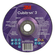 Cut-Off and Grinding Wheel, Type 27, 6 in Dia, 0.125 in Thick, 7/8 in Arbor Hole Size, Ceramic