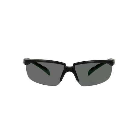 Series 2000, Safety Glasses, Anti-Scratch, Green/Black Frame, 20 PK