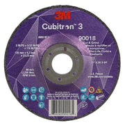 Cut-Off and Grinding Wheel, Type 27, 5 in Dia, 0.156 in Thick, 7/8 in Arbor Hole Size, Ceramic