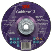 Cut-Off and Grinding Wheel, Type 27, 6 in Dia, 0.156 in Thick, 5/8"-11 Arbor Hole Size, Ceramic