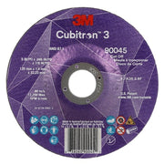 Cut-Off Wheel, Type 27, 5 in Dia, 0.045 in Thick, 7/8 in Arbor Hole Size, Ceramic, 36 Grit