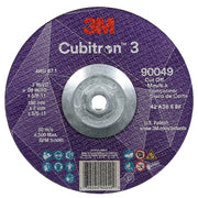 Cut-Off Wheel, Type 27, 7 in Dia, 0.09 in Thick, 5/8"-11 Arbor Hole Size, Ceramic, 36 Grit