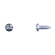 Zinc License Plate Screws 1/4" No 14X3/4" Combo Drive PK100