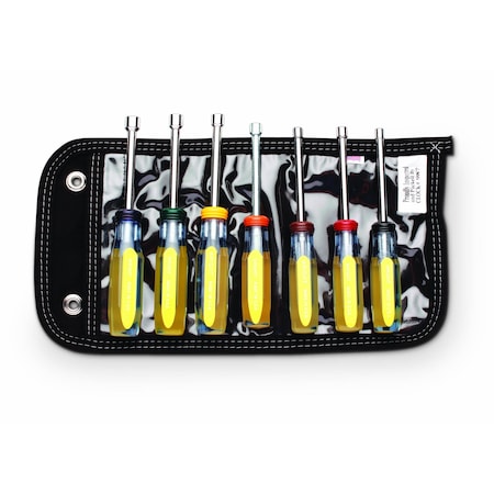 Nut Driver 7 Piece Set Hollow Shaft w/ P