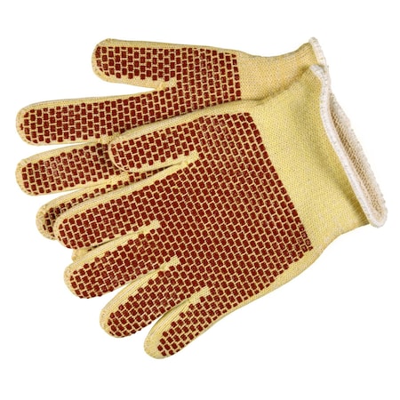 2 Ply Loop In Kevlar(R) Nitrile B, PK12, Palm, Beige, L, 12 Pack