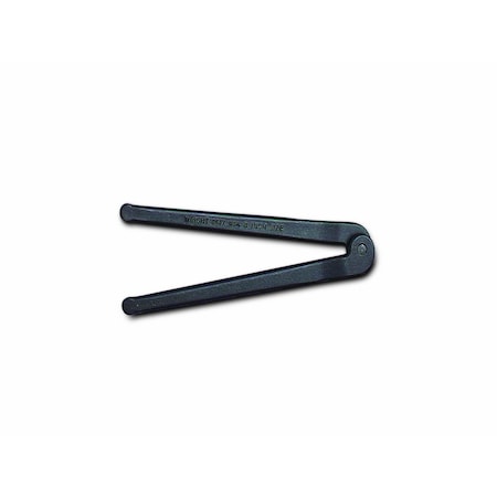 Spanner Wrench Adjustable Face Black Ind