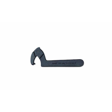 Spanner Wrench Adjustable Pin Black Ind