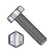Grade 5, 5/8"-11 Hex Head Tap Bolt, Zinc Plated Steel, 2-3/4 in L, 100 PK