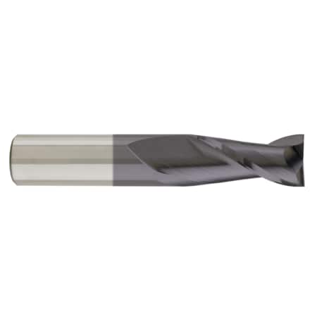 Carbide End Mill,6in,CEM12FSL2TIALN