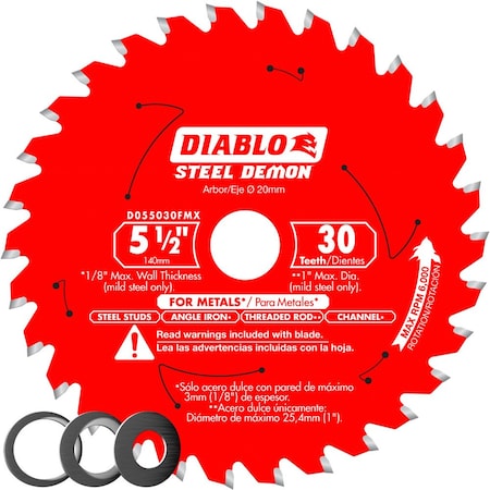 CircularSawBlade,Carbide,Dia:5.5