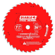 CircularSawBlade,Cermet,Dia:7.25