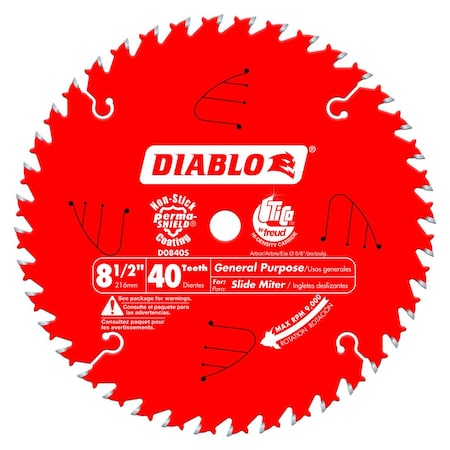 CircularSawBlade,Carbide,Dia:8.5