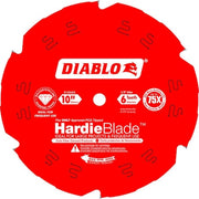 Pcd Fiber Cement Blade,10 in dia x 6T