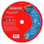 Abrasive Cut-Off Wheel, 9" Dia, 3/32" Thick, Aluminum Oxide