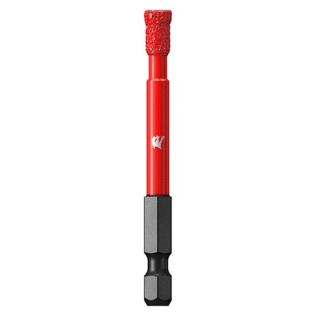 Diamond Grit Hole Saw,1/4 in dia