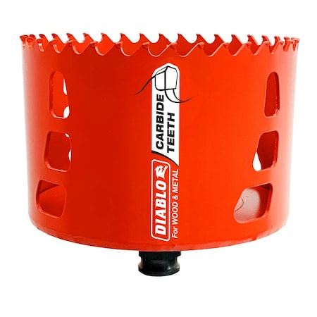 Hole Saw,Diameter:4",Carbide Tipped