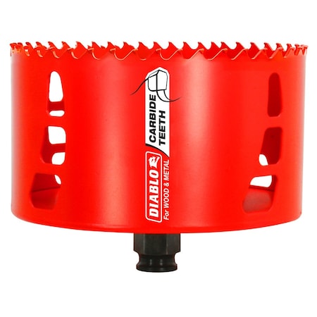 Hole Saw,Diameter:4.75",Carbide Tipped
