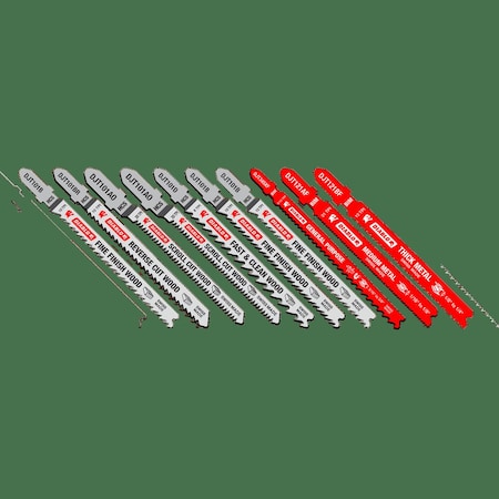 JigsawBlade,10pcs,TPI:10,12,20,21,5/10,6