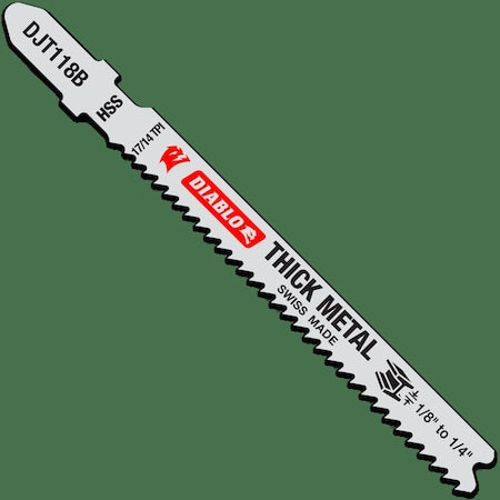 JigsawBlade,L:3.625",HighSpeedSteel,PK5