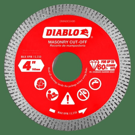 DiamondSawBlade,Diam:4",Arbor:5/8",7/8