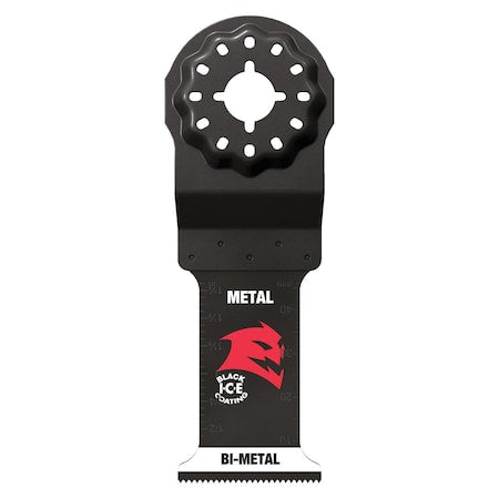 Oscillating Blade,1-1/4 Width o/Cut,PK3