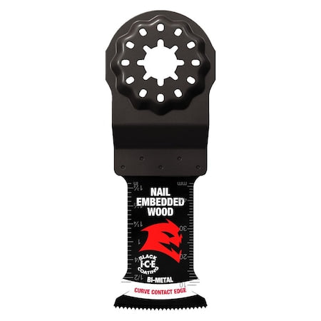 Oscillating Blade,1-1/4 Width o/Cut,PK10