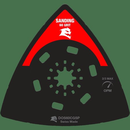 OscilToolSandSheetSet,Grit:60,L:3.5