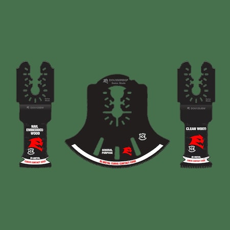 OscilToolBladeSet,3pcs,Bi-Metal