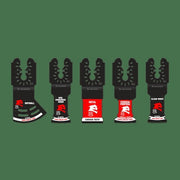 OscilToolBladeSet,5pcsBi-MetalCarbidePK5