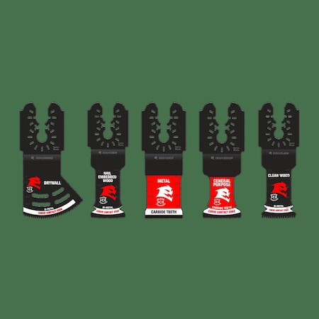 OscilToolBladeSet,5pcsBi-MetalCarbidePK5
