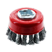 X-LOCK Carbon Steel Knot Cup Brush,2-3/