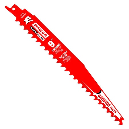 9 in x 3 TPI Reciprocating Saw Blade, 10 PK