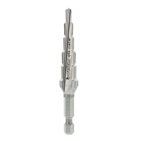 Impact Step Drill Bit (6 Steps),1/4"- 1