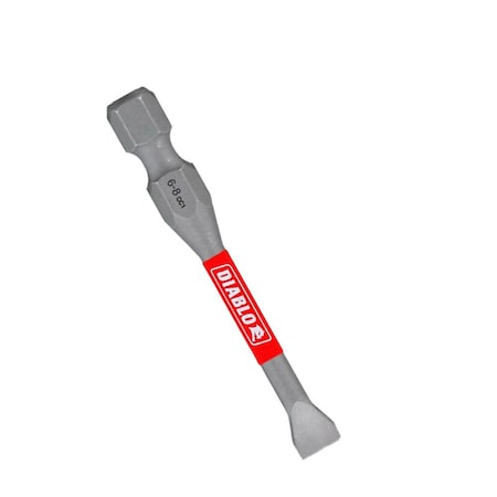 Slotted Drive Bits,2 in L,SL6-8,PK2