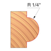 Convex Radius Cutters,1/4 in L Radius