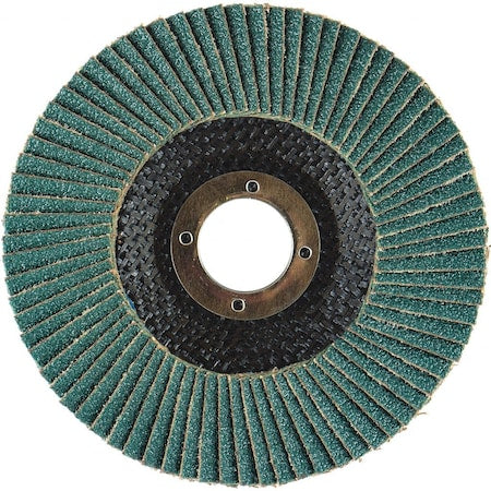4-1/2" x 7/8" T27 - Flat Face SZA Fiberglass Flap Disc, 80 Grit