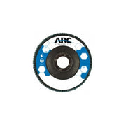 7" x 7/8" T27 - Flat Face SZA Fiberglass Flap Disc, 80 Grit