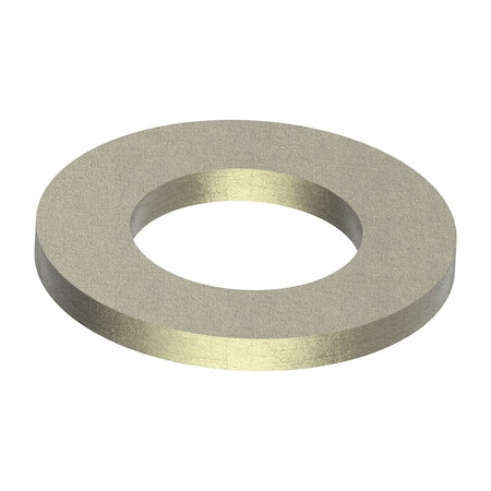 Flat Washer, Fits Bolt Size M30, Steel, Not Graded, Zinc Yellow Finish, 10 PK