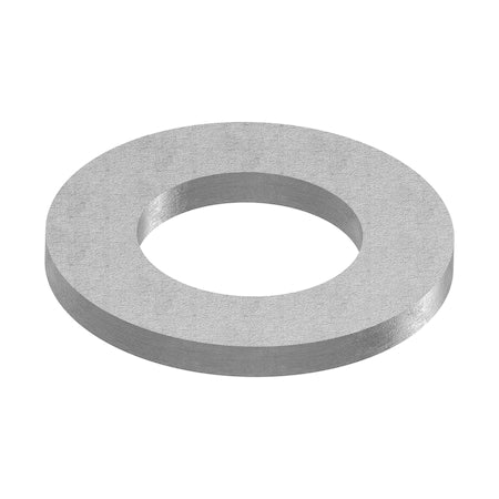 Flat Washer, Fits Bolt Size No. 12, Steel, Not Graded, Zinc Plated Finish, 40 PK