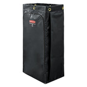 Janitorial Cart Vinyl Bag,34 gal.,Blk