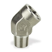 45 Street Elbow, 316 SS, 1/2 in, NPT