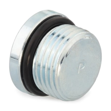 Hollow Hex Plug, Steel, 1/4 in,Male SAE