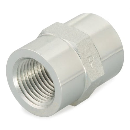 Coupling, Steel, 3/4 in Pipe Size, FNPTF